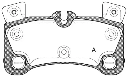 Комплект тормозных колодок, дисковый тормоз OPEN PARTS купить