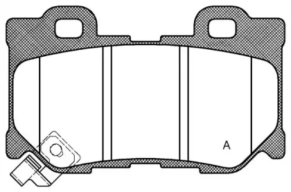 Комплект тормозных колодок, дисковый тормоз OPEN PARTS купить