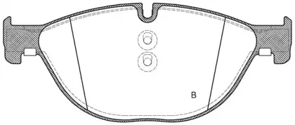 Комплект тормозных колодок, дисковый тормоз OPEN PARTS купить