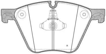 Комплект тормозных колодок, дисковый тормоз OPEN PARTS купить