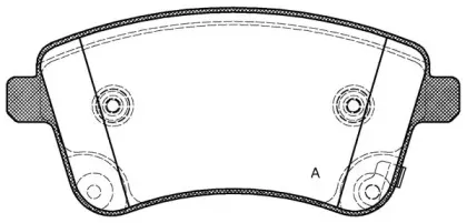 Комплект тормозных колодок, дисковый тормоз OPEN PARTS купить