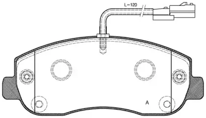Комплект тормозных колодок, дисковый тормоз OPEN PARTS купить