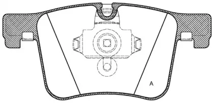 Комплект тормозных колодок, дисковый тормоз OPEN PARTS купить