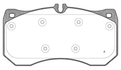 Комплект тормозных колодок, дисковый тормоз OPEN PARTS купить