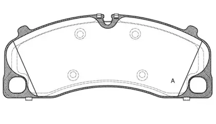 Комплект тормозных колодок, дисковый тормоз OPEN PARTS купить