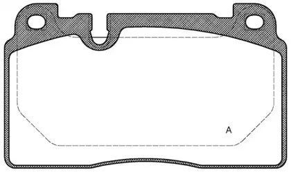 Комплект тормозных колодок, дисковый тормоз OPEN PARTS купить