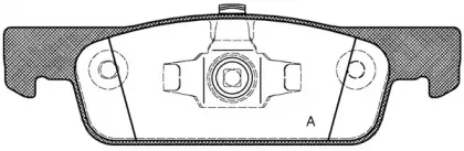 Комплект тормозных колодок, дисковый тормоз OPEN PARTS купить