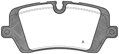 Комплект тормозных колодок, дисковый тормоз OPEN PARTS купить