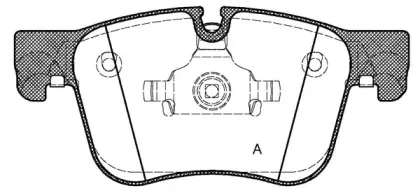 Комплект тормозных колодок, дисковый тормоз OPEN PARTS купить