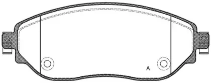 Комплект тормозных колодок, дисковый тормоз OPEN PARTS купить