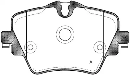 Комплект тормозных колодок, дисковый тормоз OPEN PARTS купить