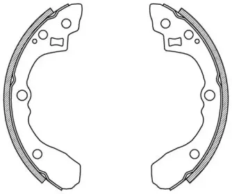 Комплект тормозных колодок OPEN PARTS купить