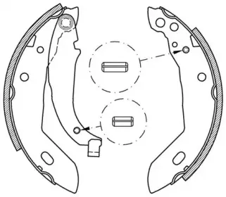 Комплект тормозных колодок OPEN PARTS купить