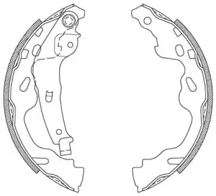 Комплект тормозных колодок OPEN PARTS купить