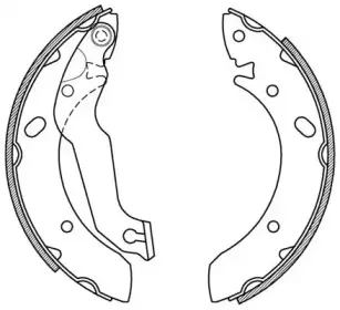 Комплект тормозных колодок OPEN PARTS купить