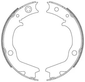 Комплект тормозных колодок OPEN PARTS купить