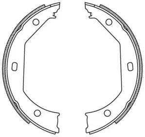 Комплект тормозных колодок OPEN PARTS купить