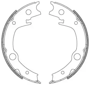 Комплект тормозных колодок OPEN PARTS купить