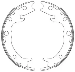 Комплект тормозных колодок OPEN PARTS купить