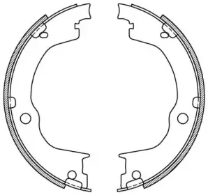 Комплект тормозных колодок OPEN PARTS купить
