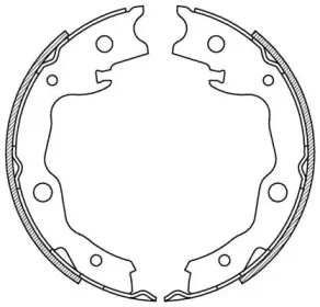 Комплект тормозных колодок OPEN PARTS купить