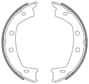 Комплект тормозных колодок OPEN PARTS купить