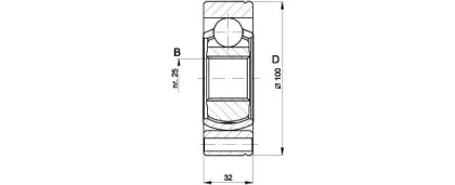 Шарнирный комплект, приводной вал OPEN PARTS купить