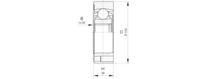 Шарнирный комплект, приводной вал OPEN PARTS купить