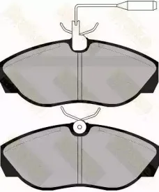 Комплект тормозных колодок, дисковый тормоз Brake ENGINEERING купить