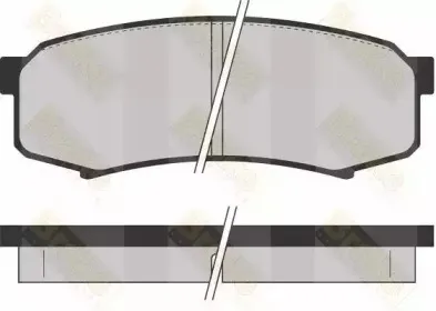 Комплект тормозных колодок, дисковый тормоз Brake ENGINEERING купить