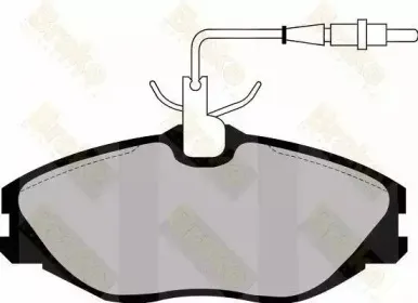 Комплект тормозных колодок, дисковый тормоз Brake ENGINEERING купить