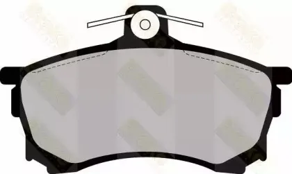 Комплект тормозных колодок, дисковый тормоз Brake ENGINEERING купить