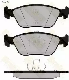 Комплект тормозных колодок, дисковый тормоз Brake ENGINEERING купить