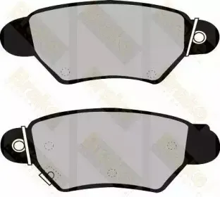 Комплект тормозных колодок, дисковый тормоз Brake ENGINEERING купить