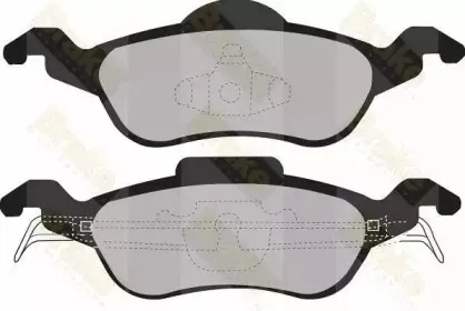 Комплект тормозных колодок, дисковый тормоз Brake ENGINEERING купить