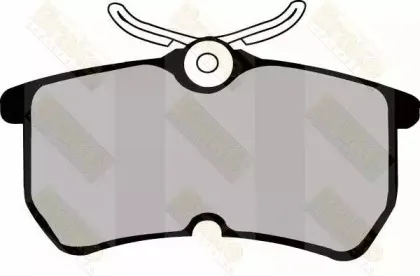 Комплект тормозных колодок, дисковый тормоз Brake ENGINEERING купить