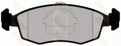 Комплект тормозных колодок, дисковый тормоз Brake ENGINEERING купить