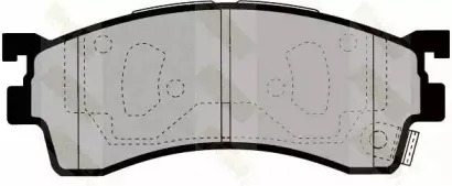 Комплект тормозных колодок, дисковый тормоз Brake ENGINEERING купить