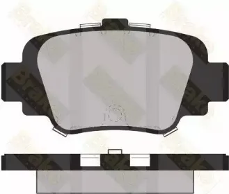 Комплект тормозных колодок, дисковый тормоз Brake ENGINEERING купить