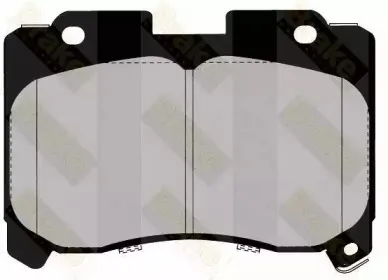 Комплект тормозных колодок, дисковый тормоз Brake ENGINEERING купить