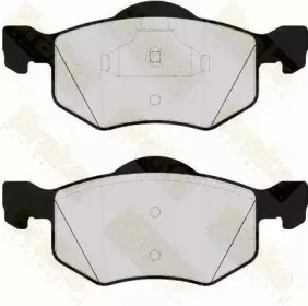 Комплект тормозных колодок, дисковый тормоз Brake ENGINEERING купить