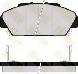 Комплект тормозных колодок, дисковый тормоз Brake ENGINEERING купить
