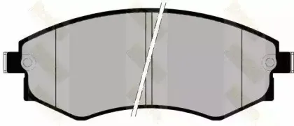 Комплект тормозных колодок, дисковый тормоз Brake ENGINEERING купить