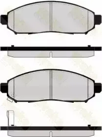 Комплект тормозных колодок, дисковый тормоз Brake ENGINEERING купить