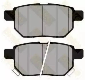 Комплект тормозных колодок, дисковый тормоз Brake ENGINEERING купить