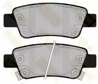 Комплект тормозных колодок, дисковый тормоз Brake ENGINEERING купить