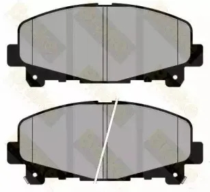 Комплект тормозных колодок, дисковый тормоз Brake ENGINEERING купить