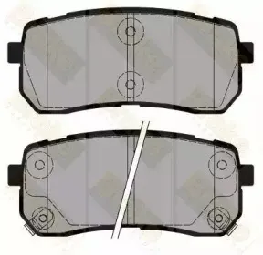 Комплект тормозных колодок, дисковый тормоз Brake ENGINEERING купить