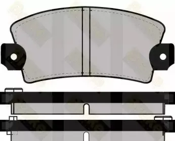 Комплект тормозных колодок, дисковый тормоз Brake ENGINEERING купить