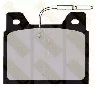 Комплект тормозных колодок, дисковый тормоз Brake ENGINEERING купить